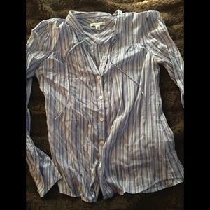 Banana Republic striped blouse